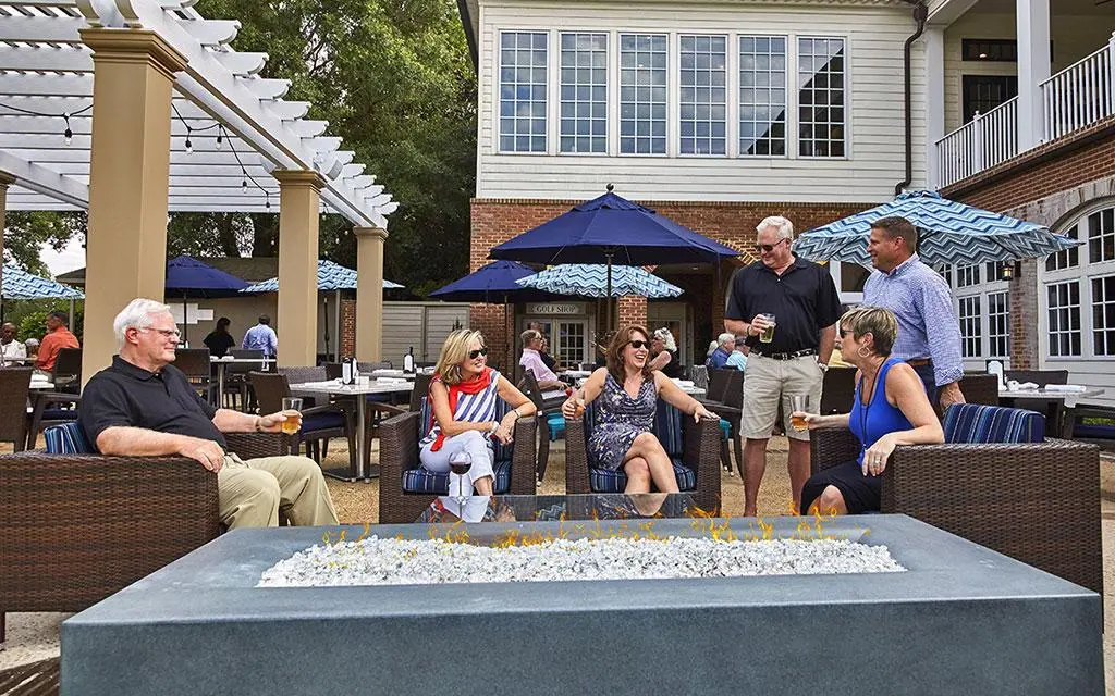 Ceremony and outdoor venue at Ford's Colony Country Club