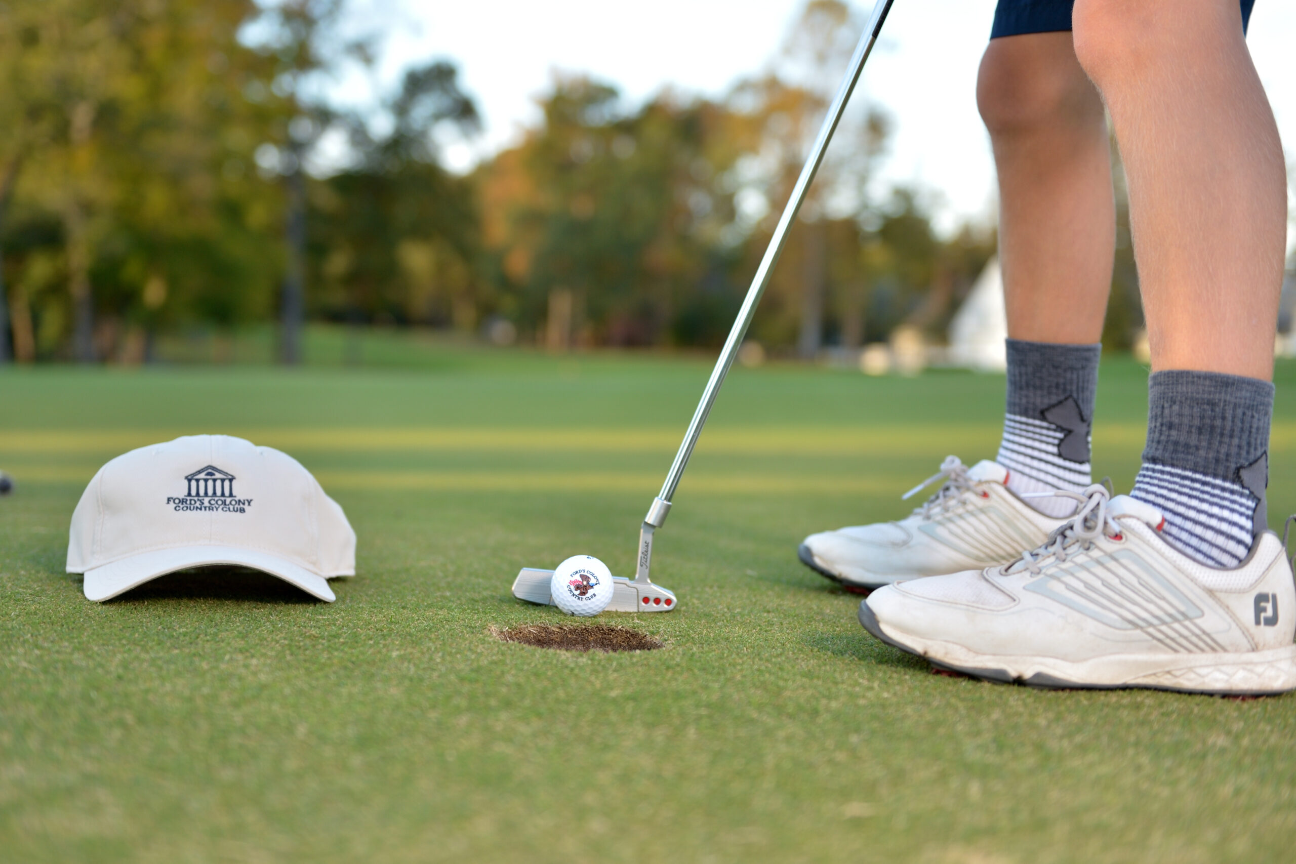 Golf Performance Center hitting bays at Ford's Colony
